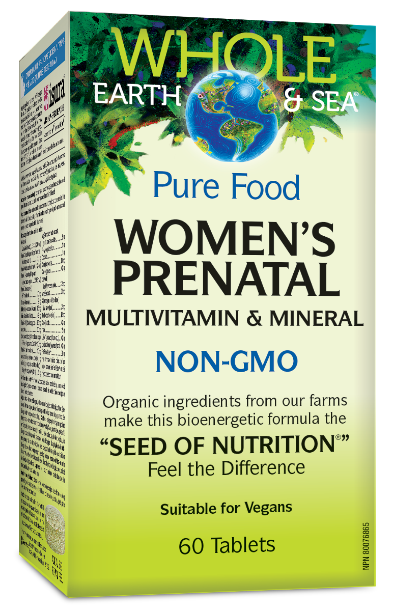 Whole Earth & Sea Women's Prenatal Multivitamin NON-GMO 60 Tablets