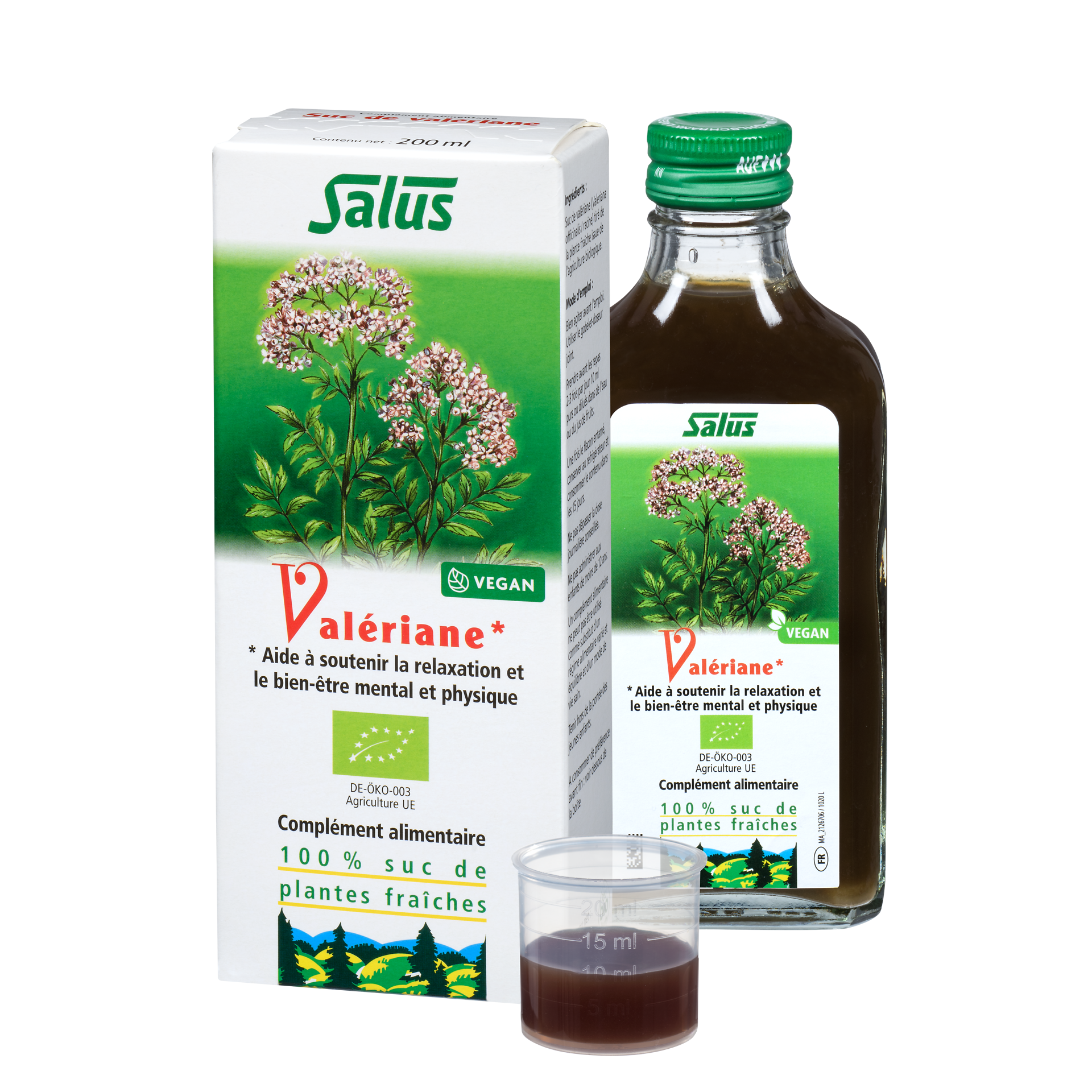Salus Organic Valerian Juice 200ml