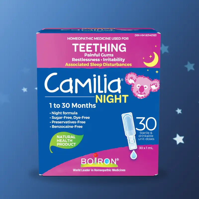 Boiron Camilia Night Teething 1- 30 Months 30 Doses