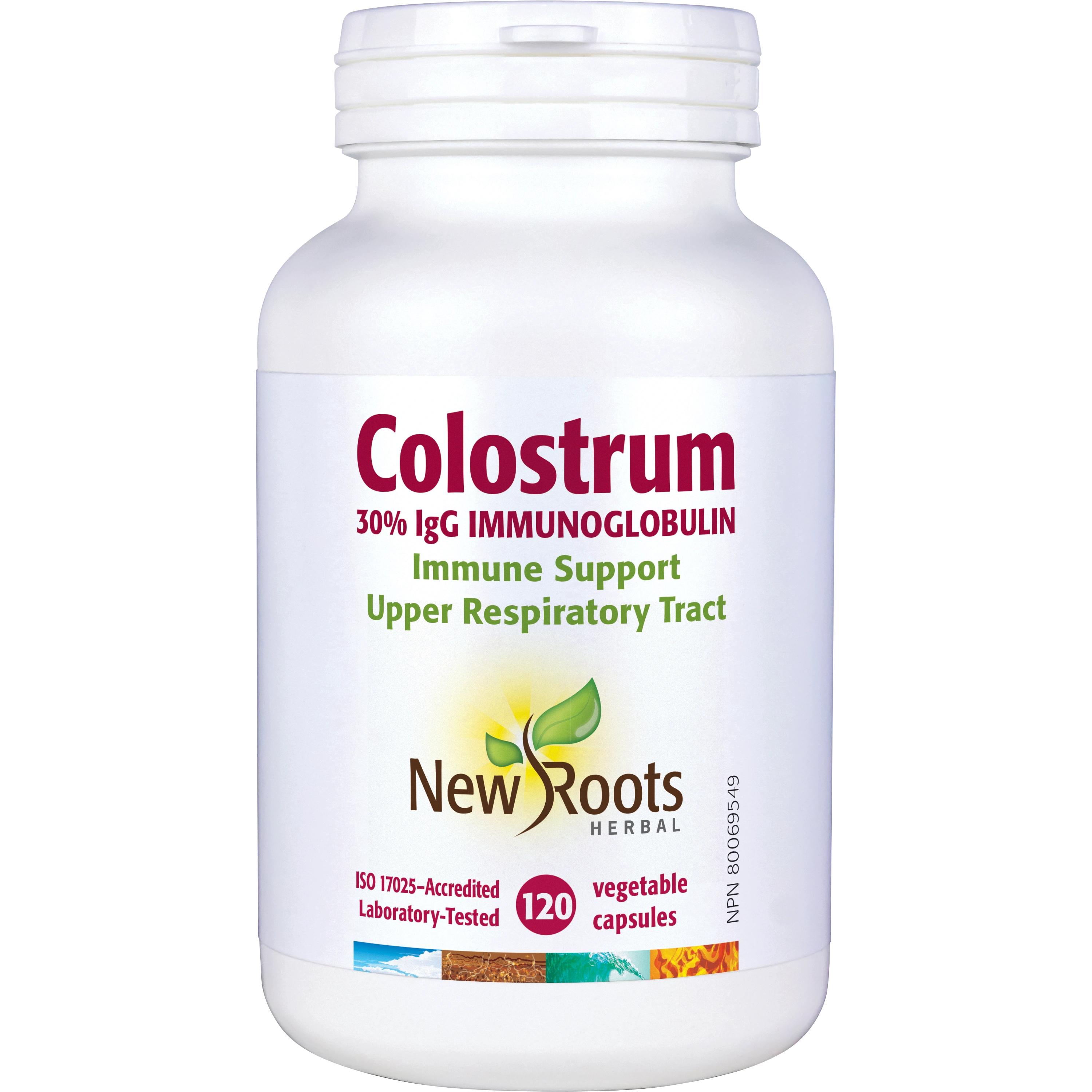New Roots Colostrum 570mg 120 Vegetarian Capsules