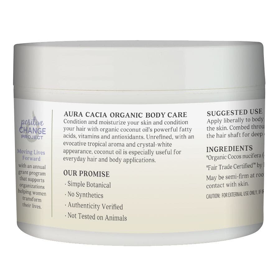 Aura Cacia Organic Coconut Oil 177g