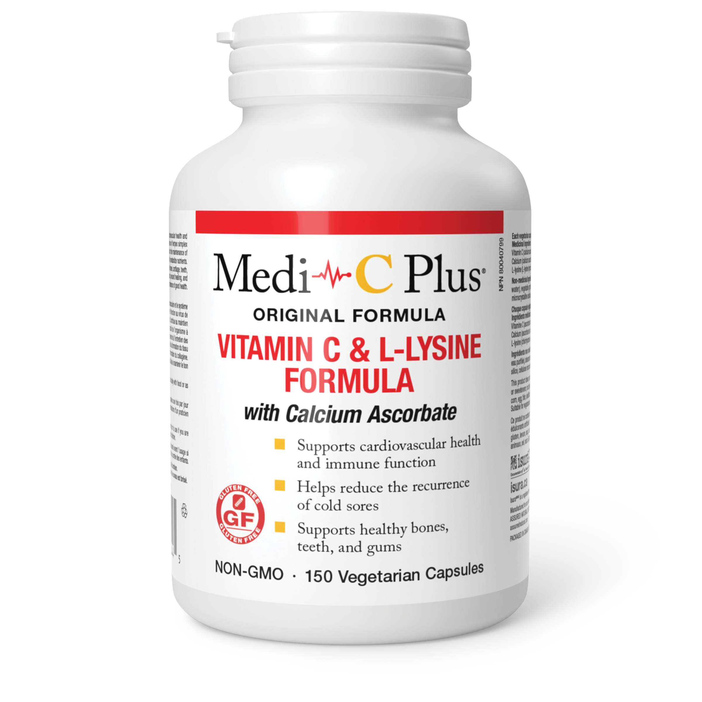 Medi-C Plus with Calcium Ascorbate 150 Vegetarian Capsules
