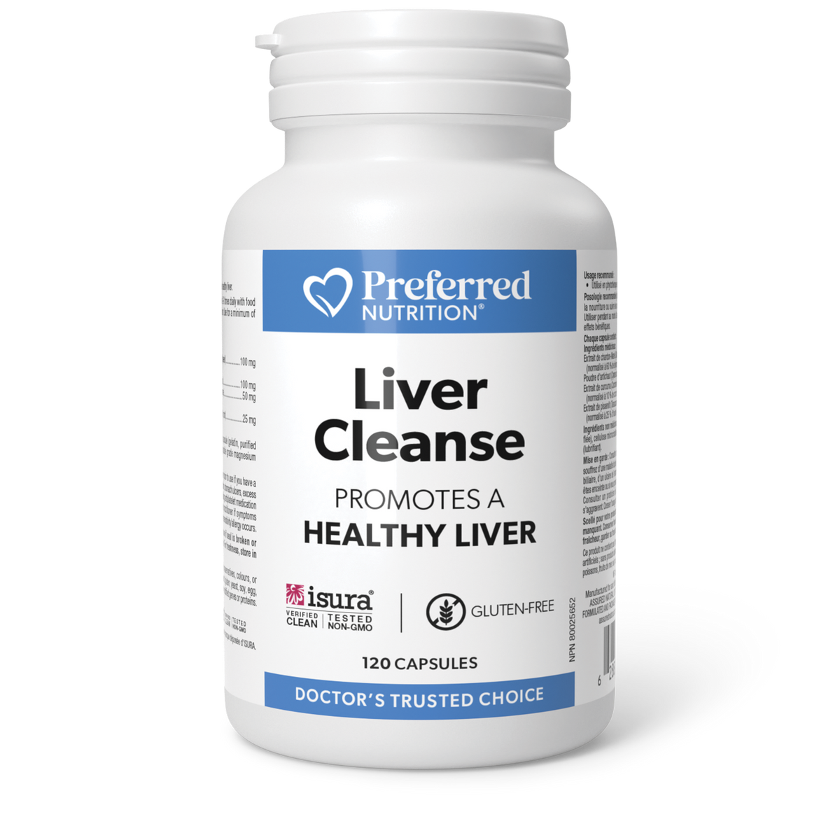 Preferred Nutrition Liver Cleanse 120 Vegetarian Capsules — Inside U