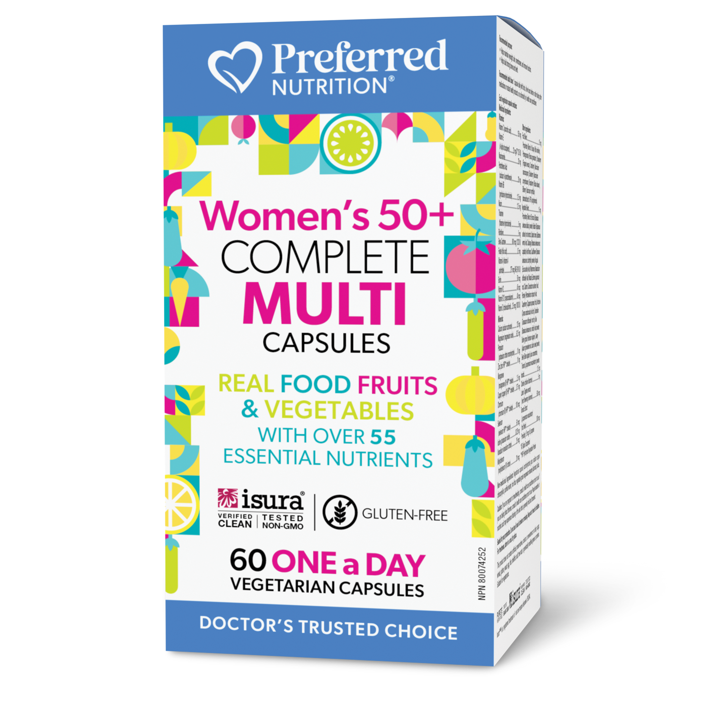 Preferred Nutrition Women’s 50+ Complete Multi One-a-Day 60 Capsules