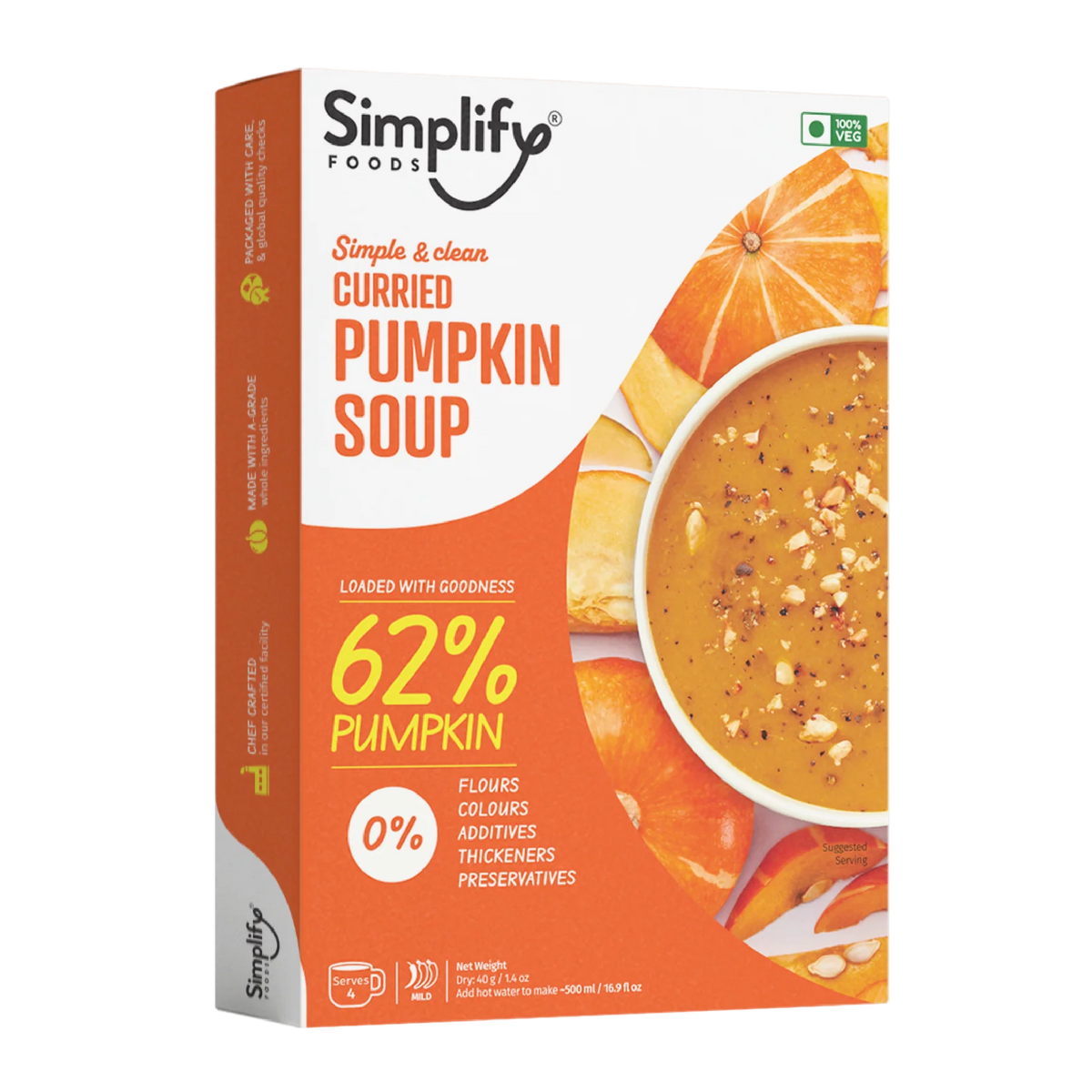 Simplify Foods Curried Pumpkin Soup Mix 40g — Inside U