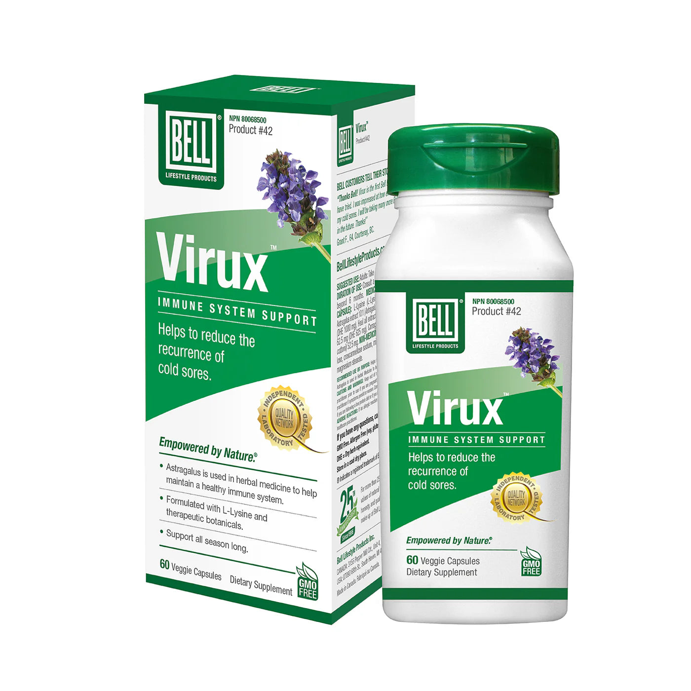 Bell Lifestyle Products #42 Virux 60 Capsules