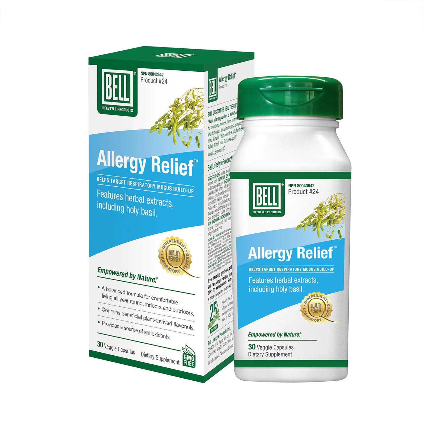 Bell Lifestyle  #24 Allergy Relief 30 Capsules