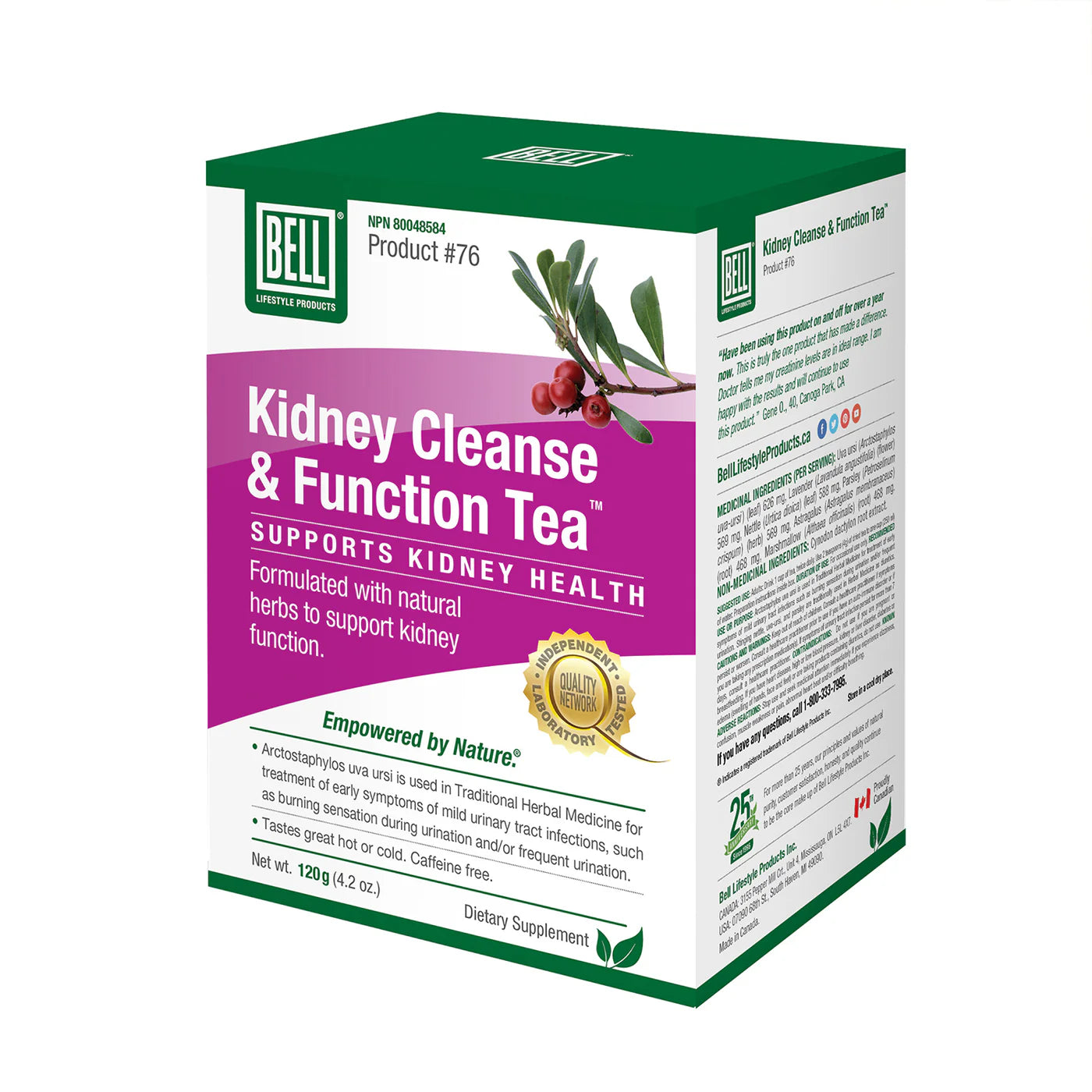 Bell Lifestyle Products #76 Kidney Cleanse & Function Tea 120g