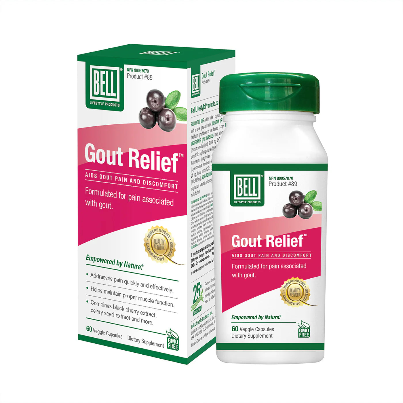 Bell Lifestyle Products #89 Gout Relief 60 Capsules