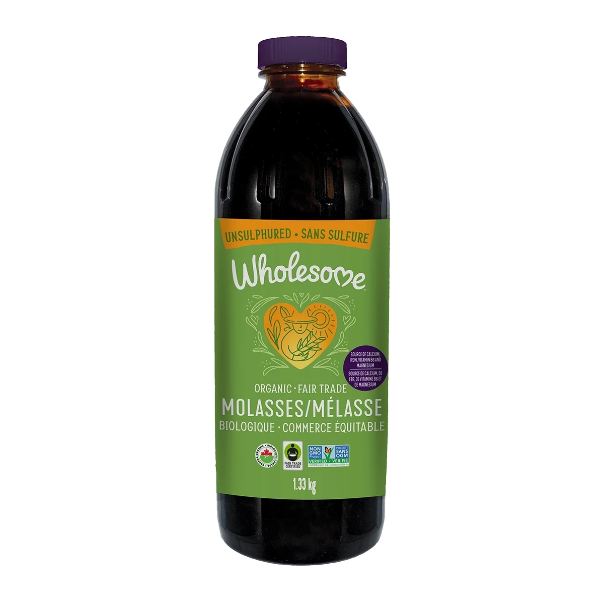 Wholesome Organic Blackstrap Molasses 1.33kg