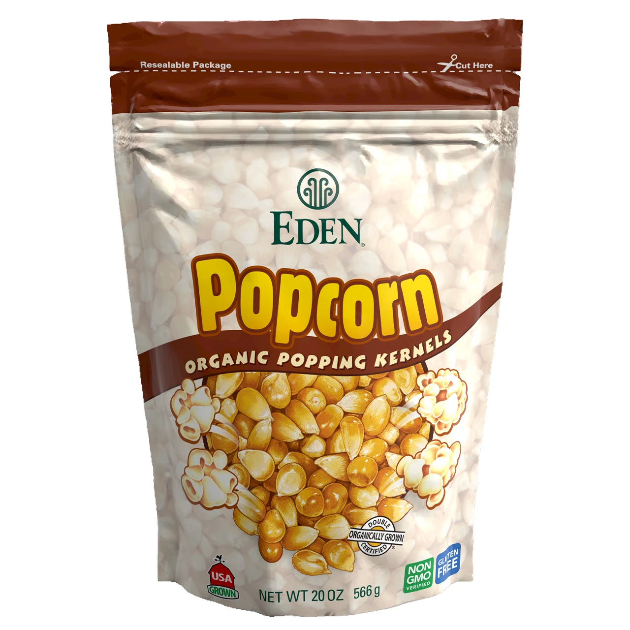Eden Organic Popping Kernels Popcorn 566g