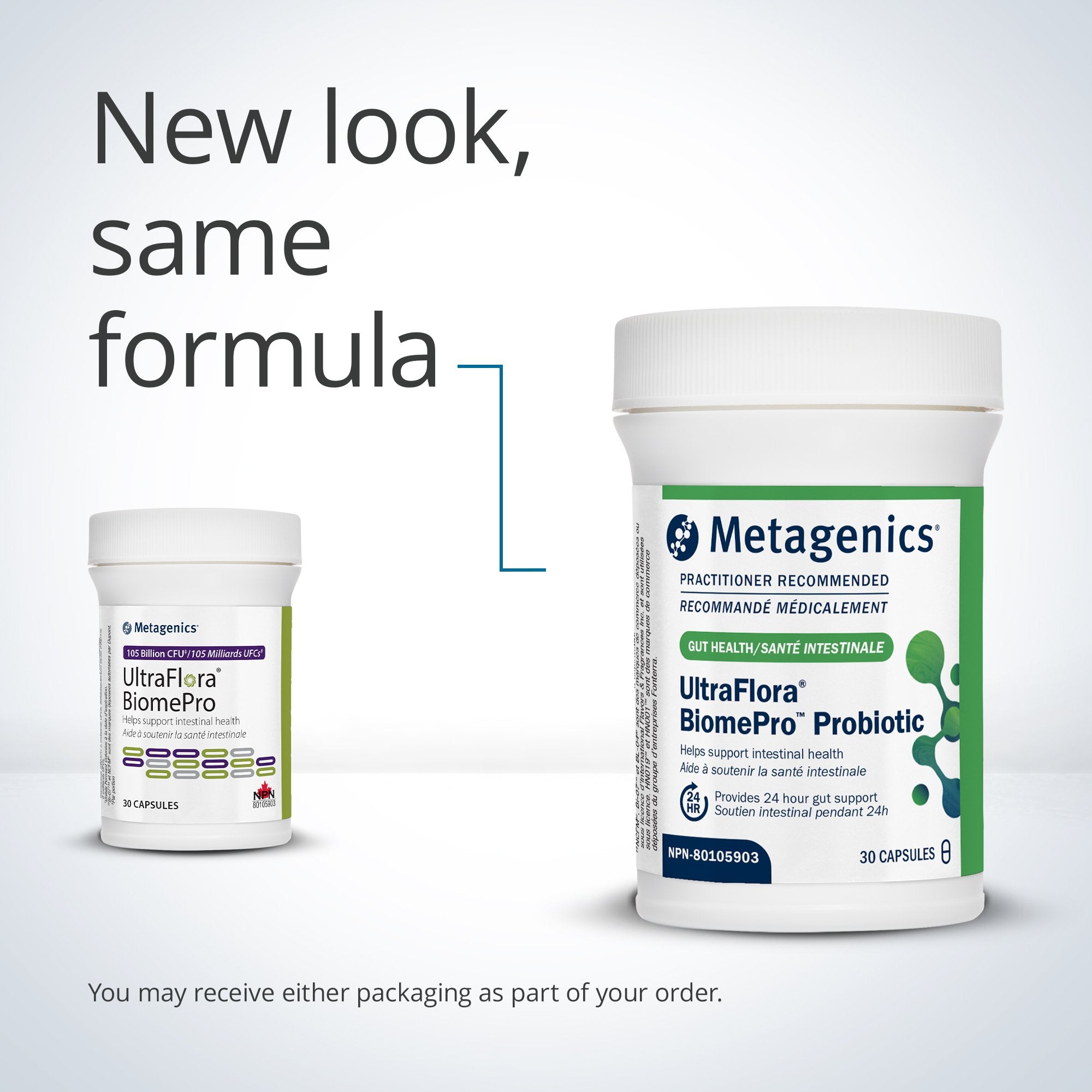Metagenics UltraFlora BiomePro 30 Vegetarian Capsules