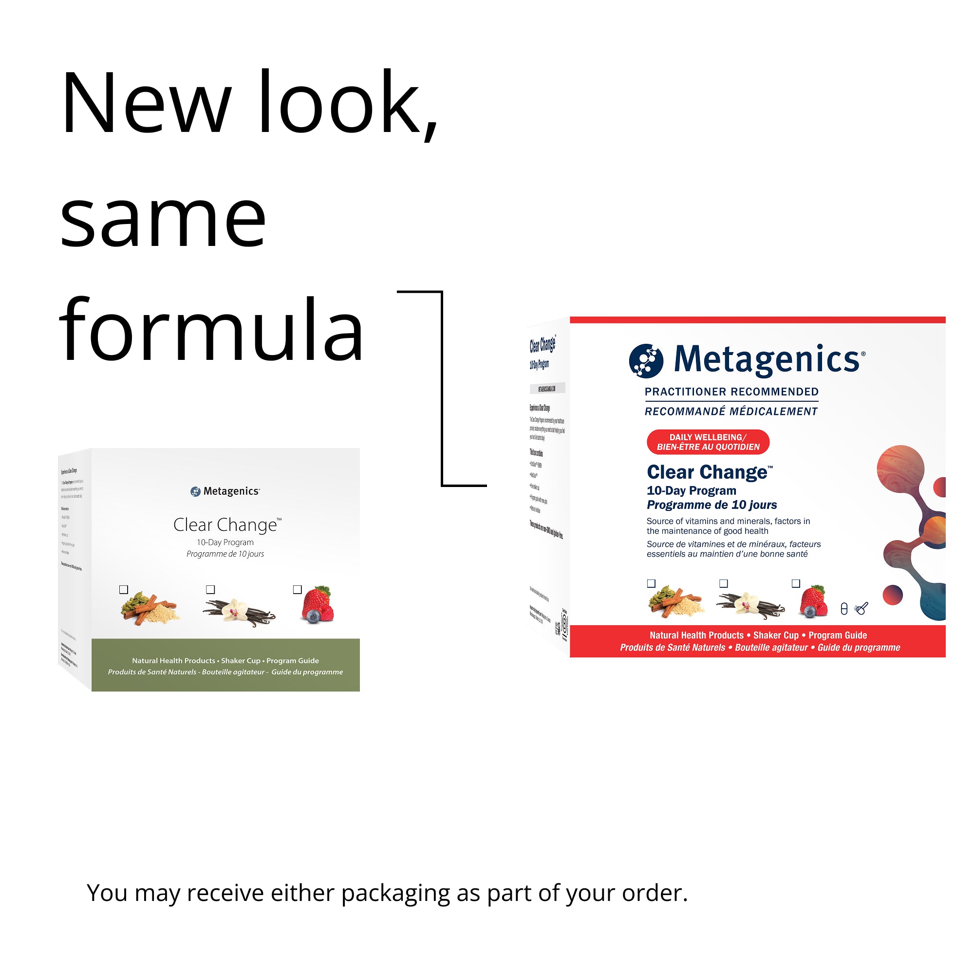 Metagenics Clear Change 10- Day Program Berry, 1 Kit