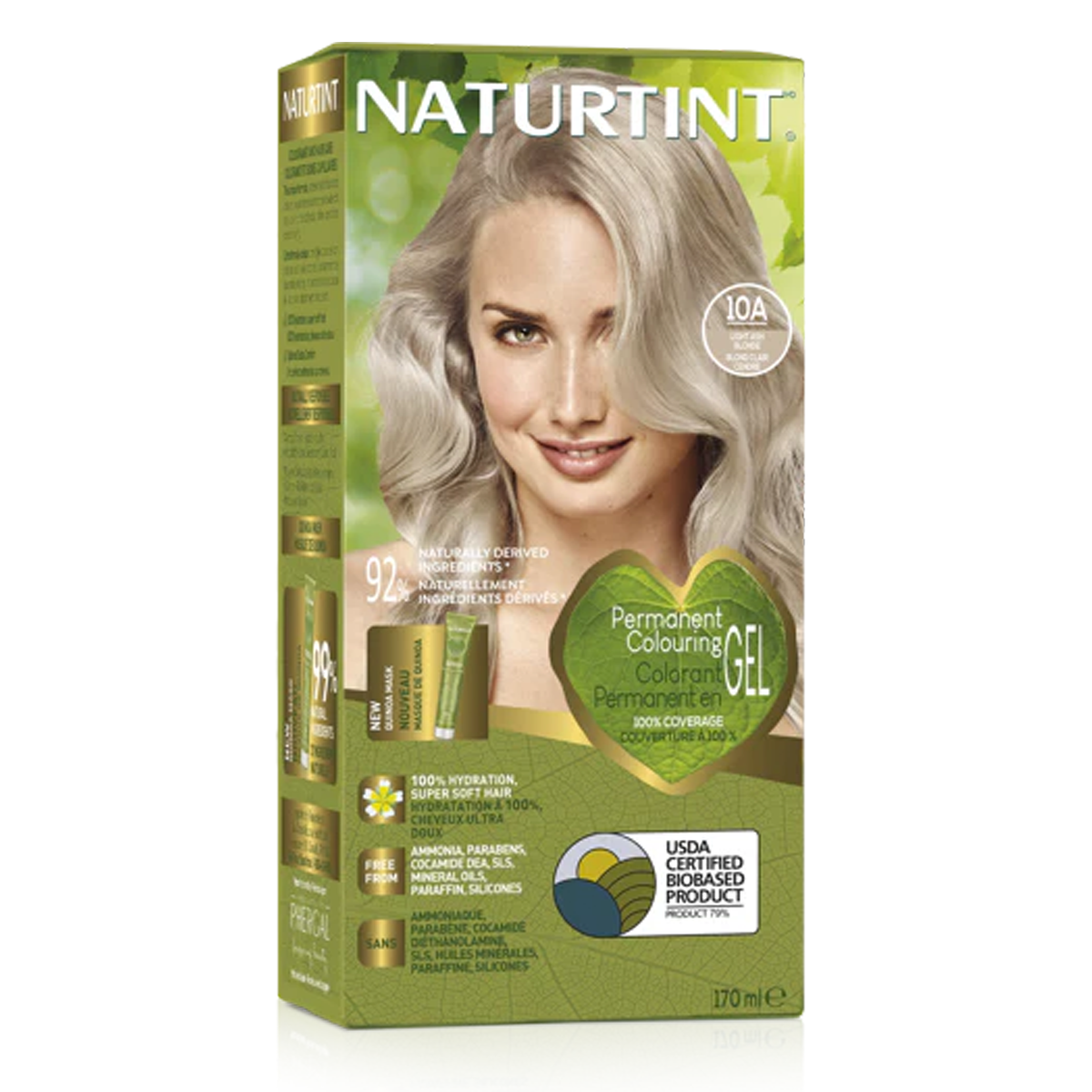 Naturtint Hair Colour 10A Light Ash Blonde