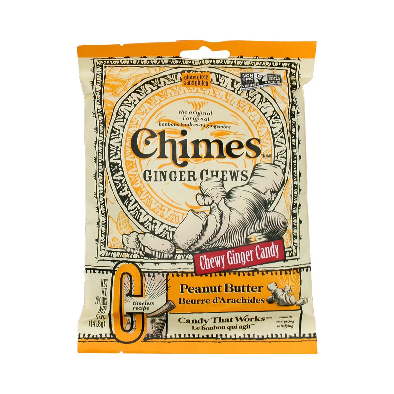 Chimes Peanut Butter Ginger Chews 141.8g