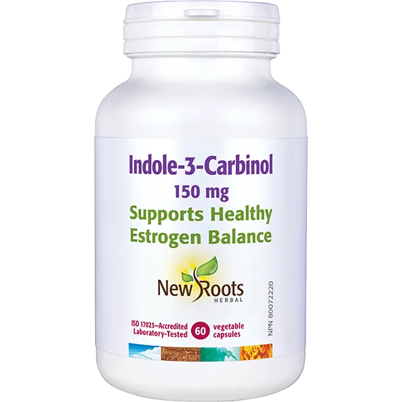 New Roots Indole-3-Carbinol 150mg 60 Vegetarian Capsules