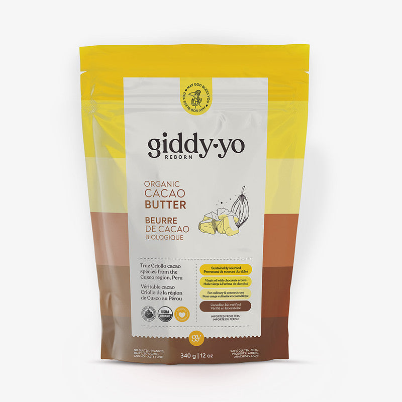 Giddy Yo Organic Cacao Butter 340g