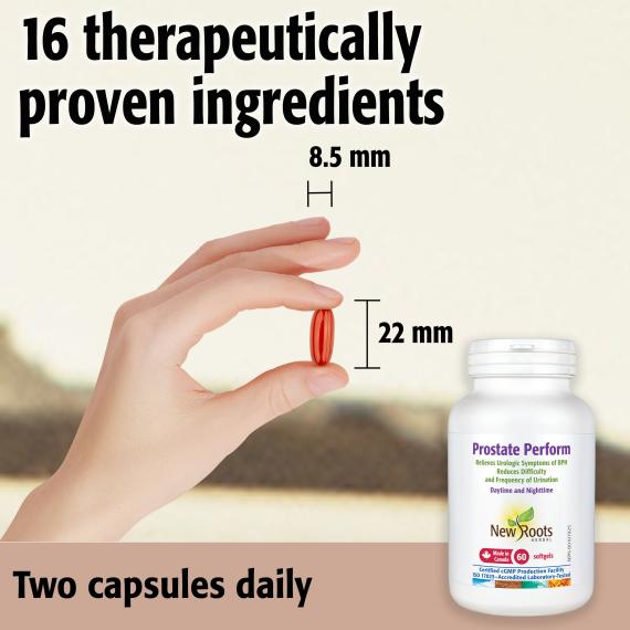 New Roots Prostate Perform 60 Softgels