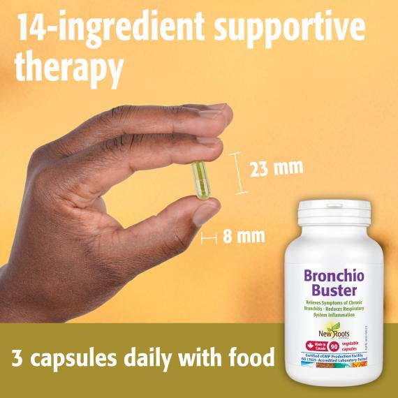 New Roots Bronchio Buster 90 Vegetarian Capsules