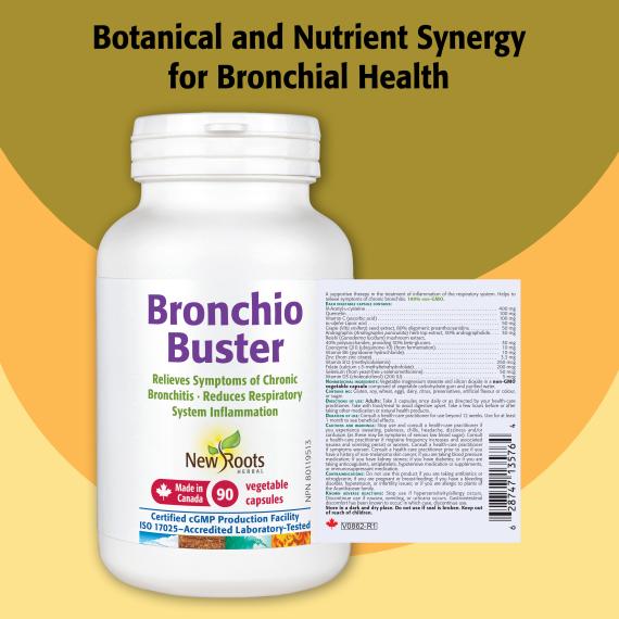 New Roots Bronchio Buster 90 Vegetarian Capsules