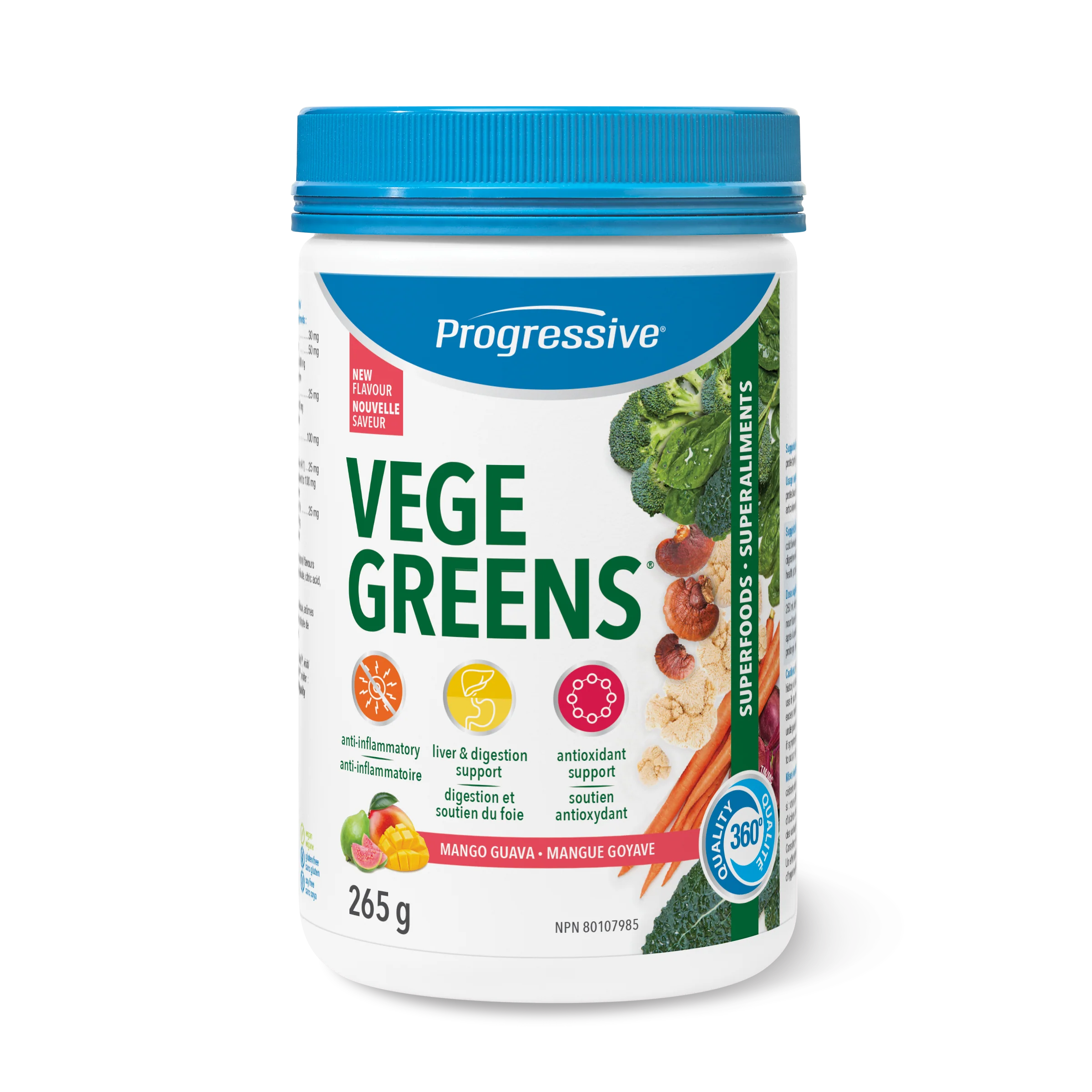 Progressive VegeGreens Mango Guava 265g