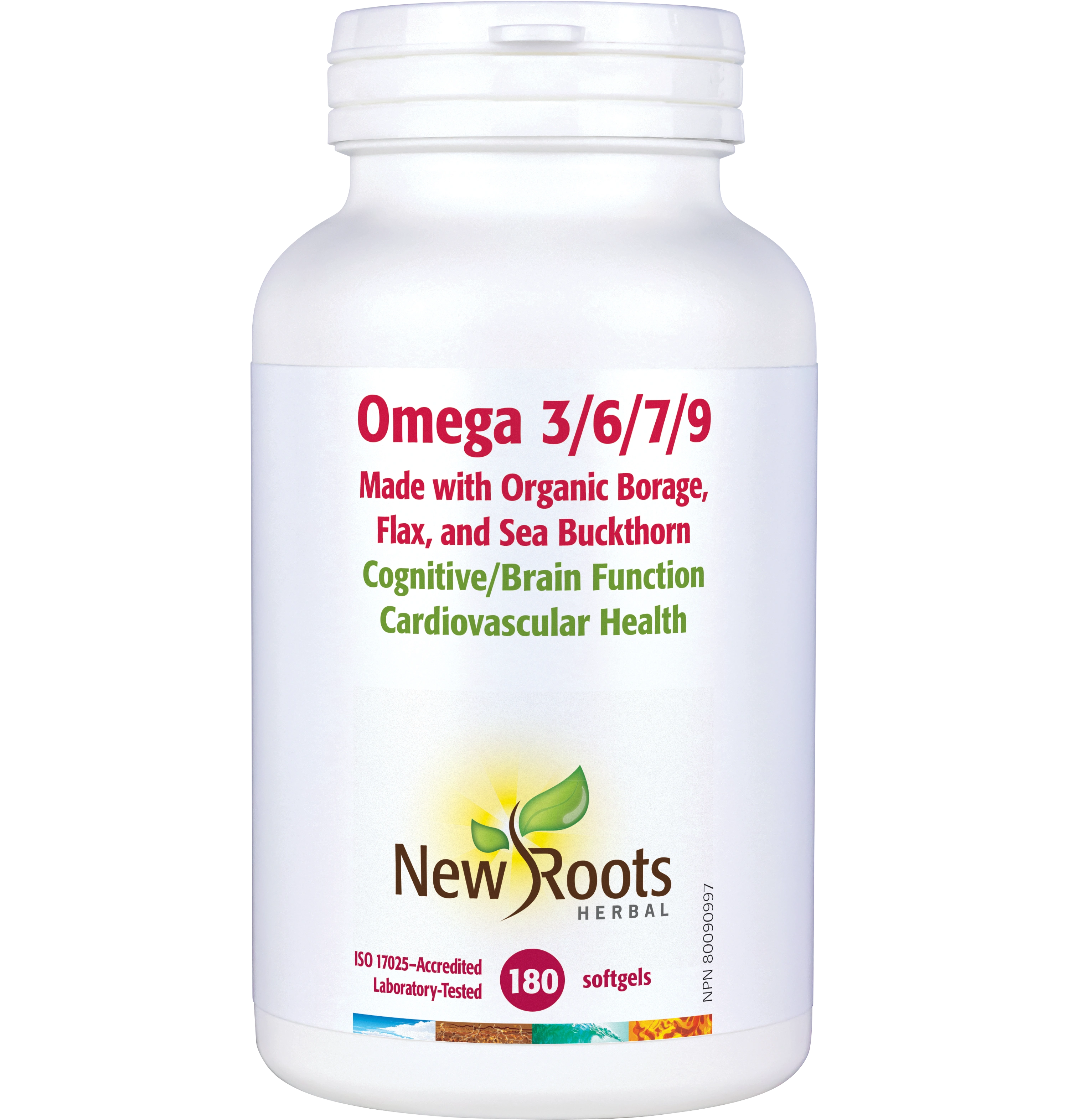 New Roots Omega 3/6/7/9 180 Softgels