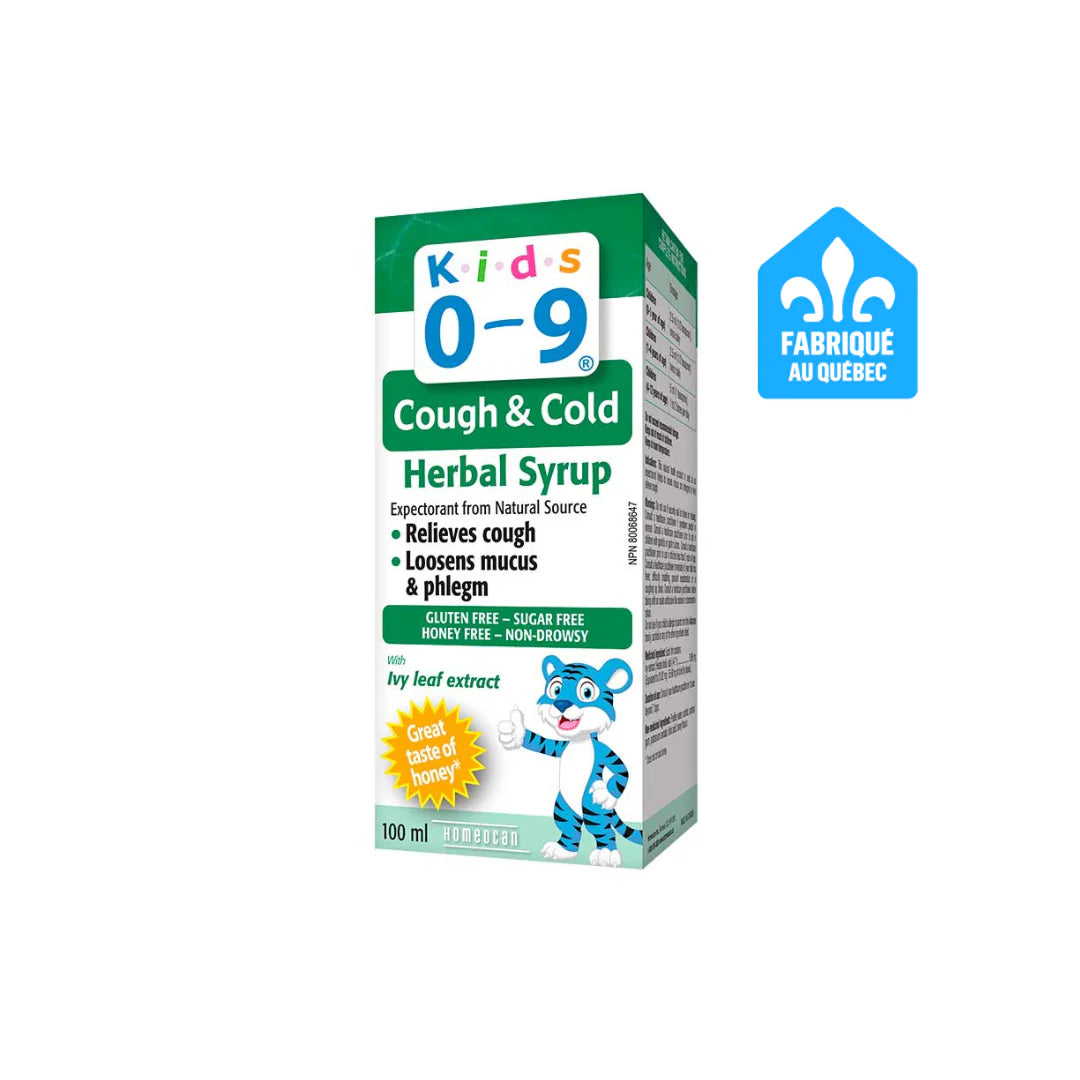 Homeocan Kids 0-9 Cough & Cold Herbal Syrup 100ml
