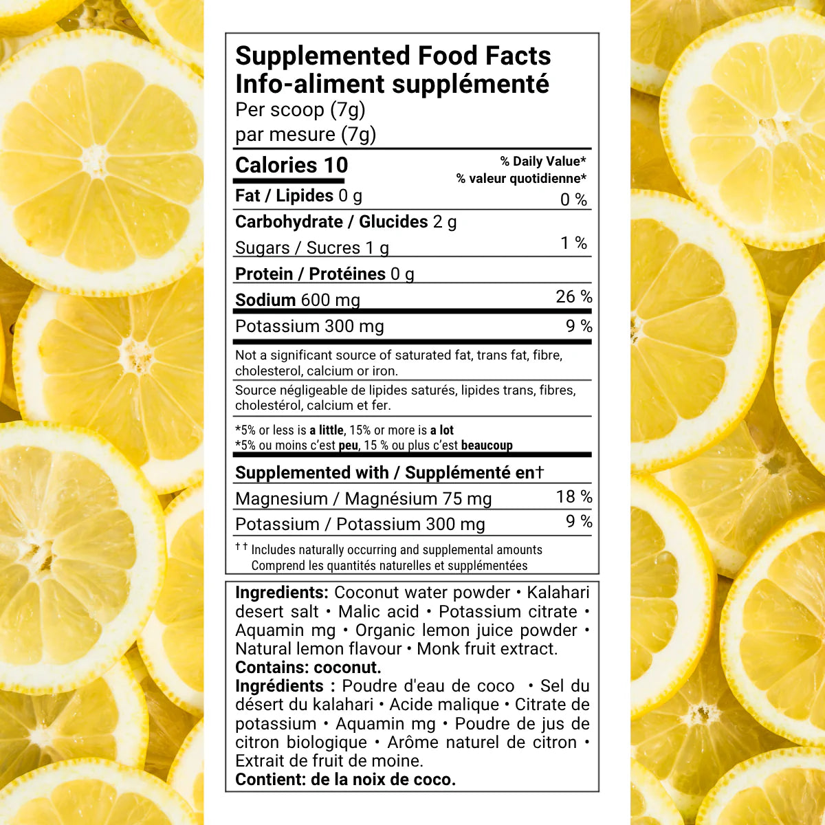 evolve essentials electrolytes salted lemonade 196g