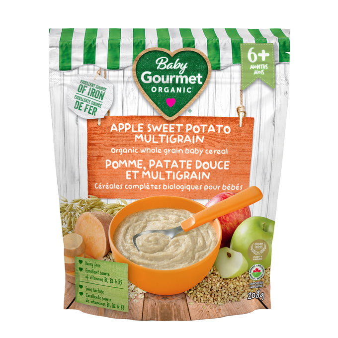Baby Gourmet Apple Sweet Potato Multigrain Baby Cereal 208g