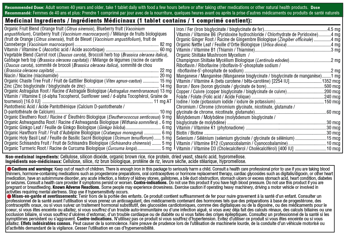 MegaFood Women's One Daily 72 Tablets