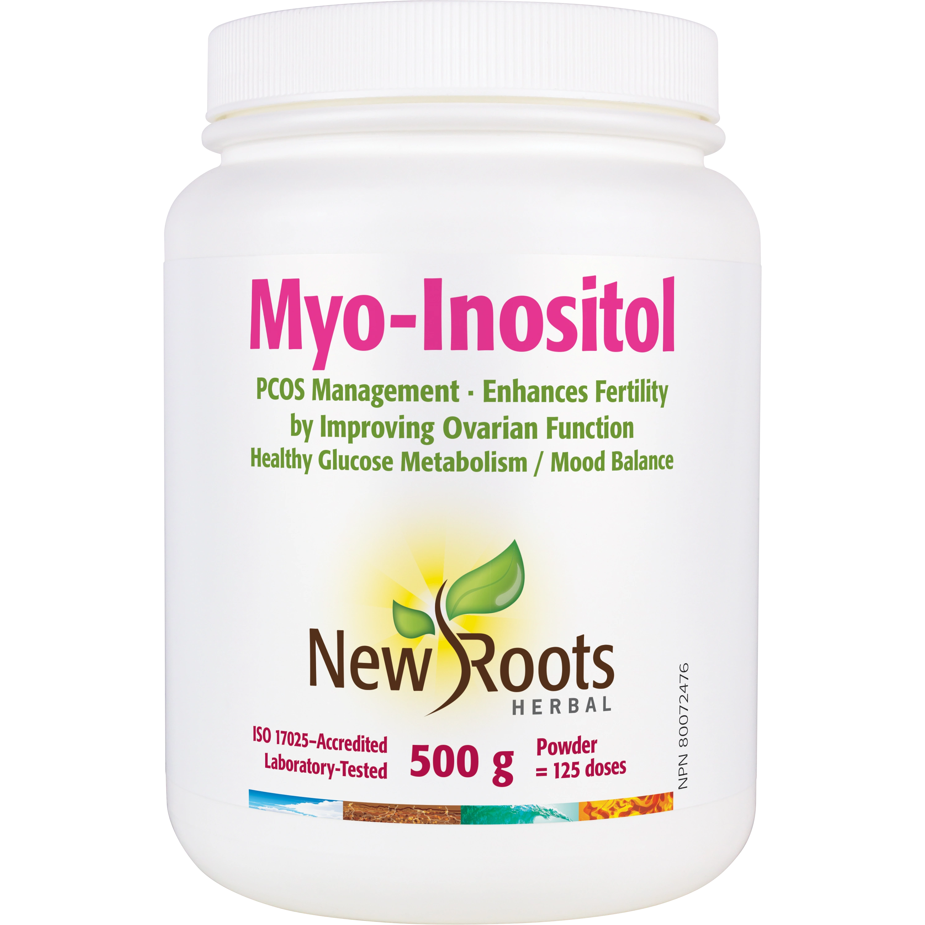 New Roots Myo-Inositol 500g Powder — Inside U