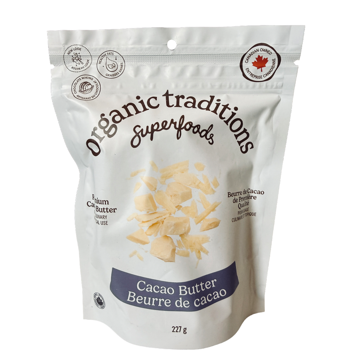 Organic Traditions Cacao Butter 227g