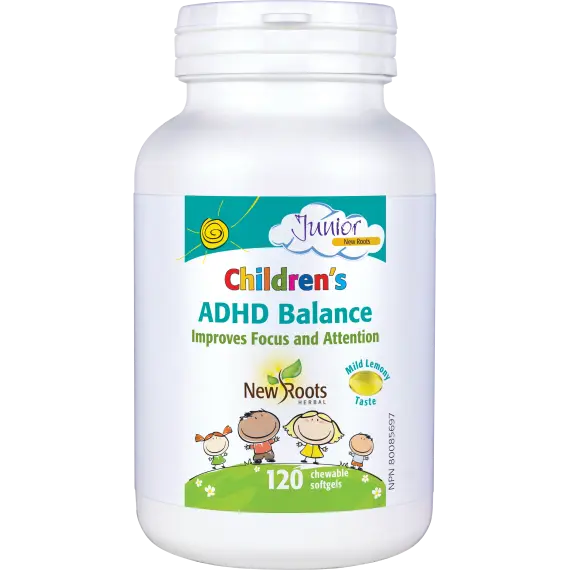 New Roots Junior Children's ADHD Balance 120 softgels