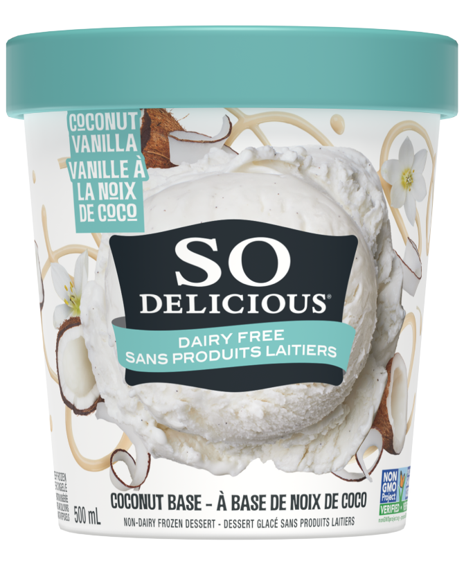 So Delicious Coconut Vanilla Non-Dairy Frozen Dessert 500ml