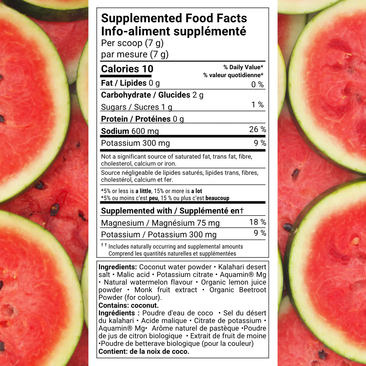 evolve essentials electrolytes salted watermelon 196g