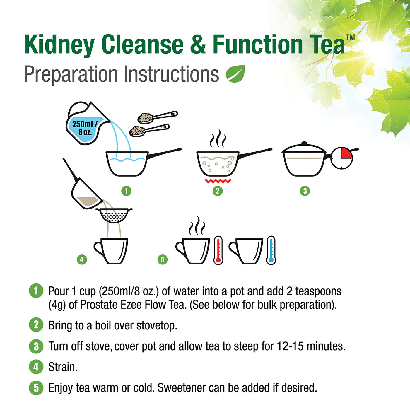 Bell Lifestyle Products #76 Kidney Cleanse & Function Tea 120g
