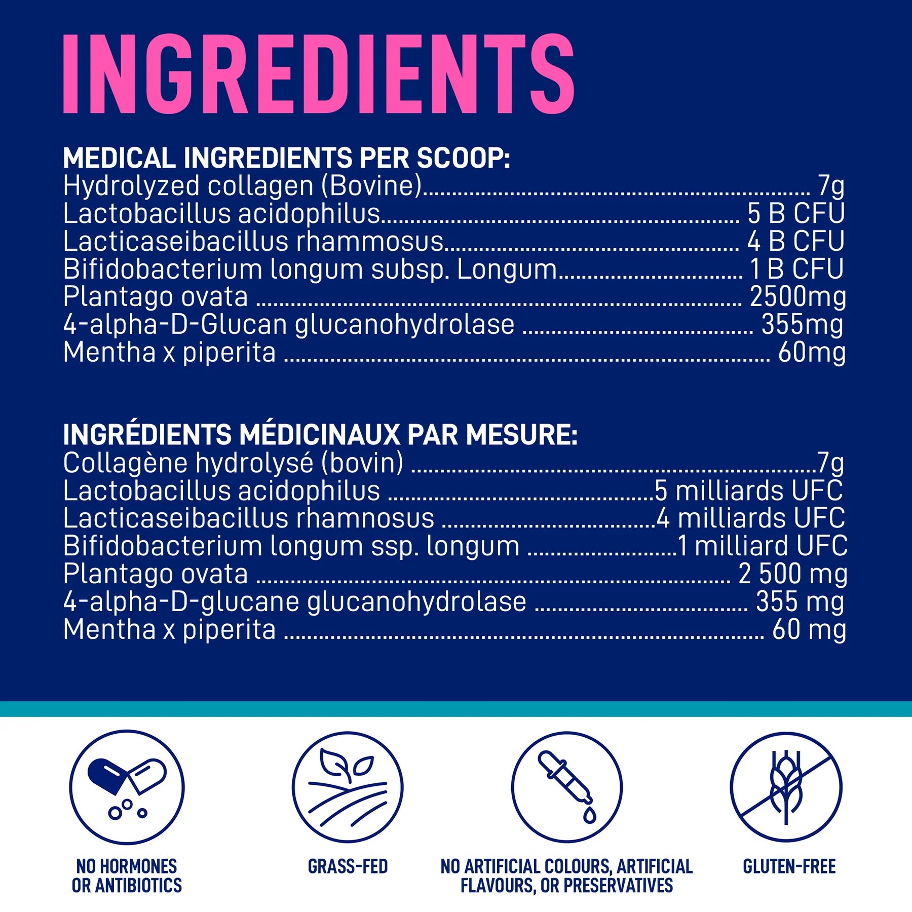 LeanFit Collagen & Gut Unflavoured 250g