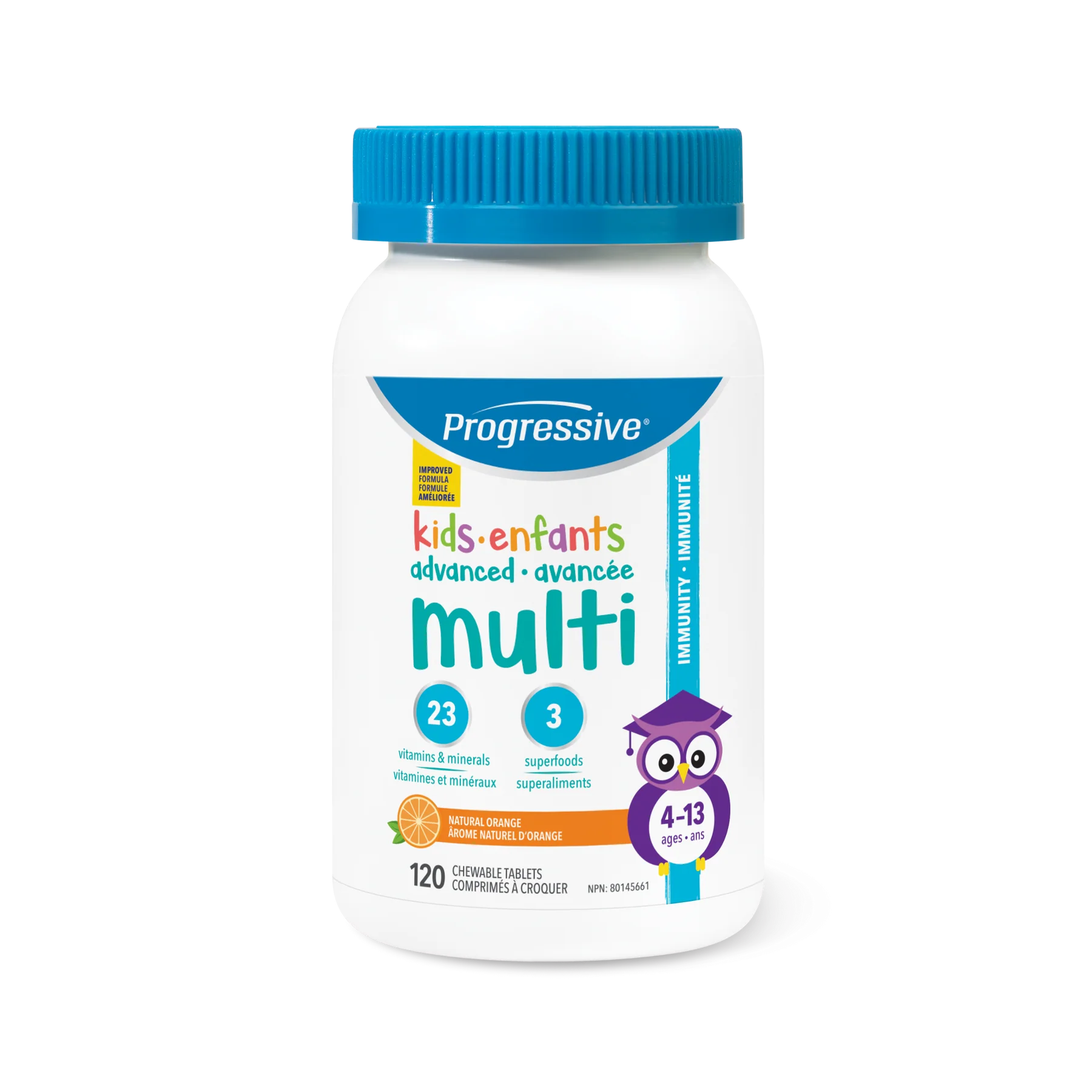 Progressive Kids Multivitamin 120 Tablets