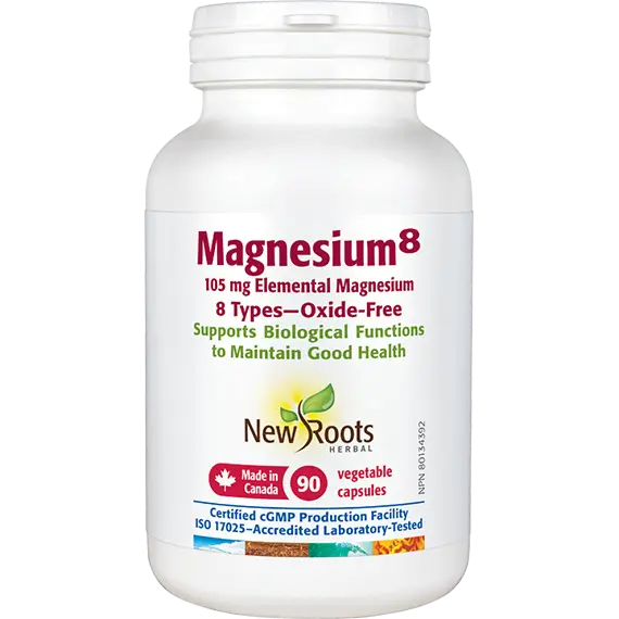 New Roots Magnesium8 90 Vegetarian Capsules