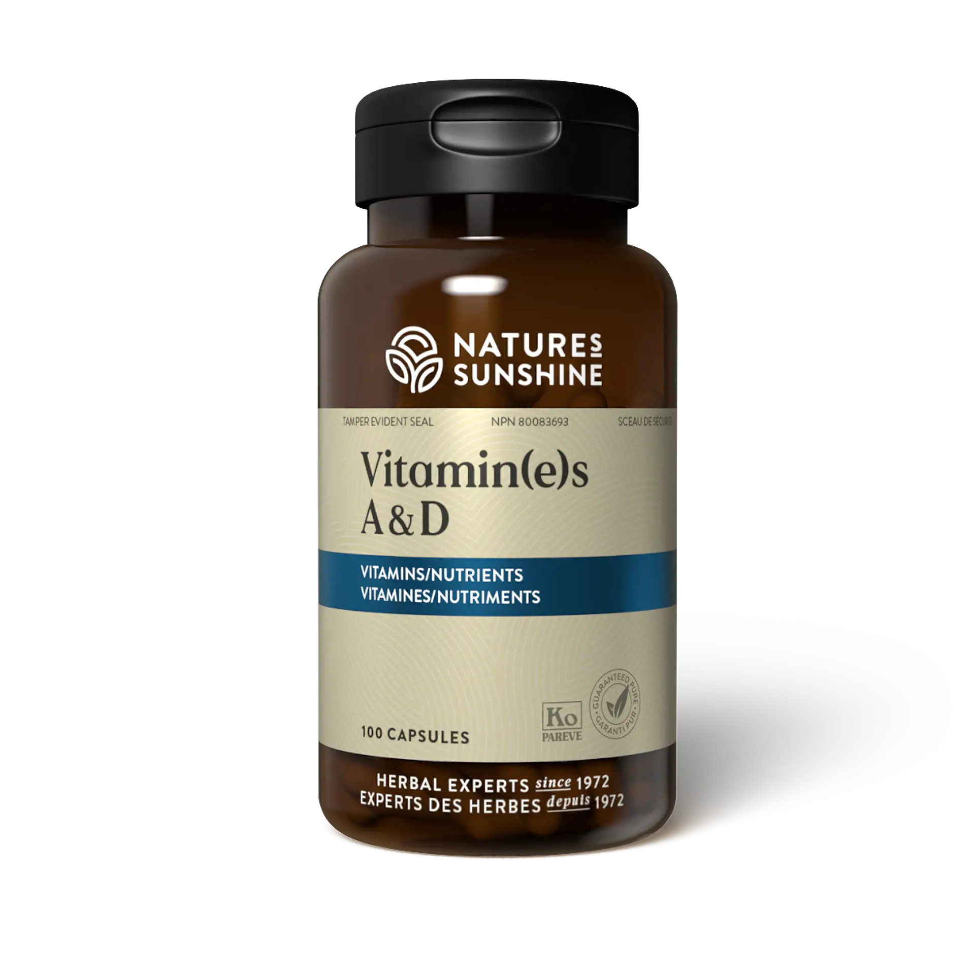 Nature's Sunshine Vitamins A & D 100 Capsules