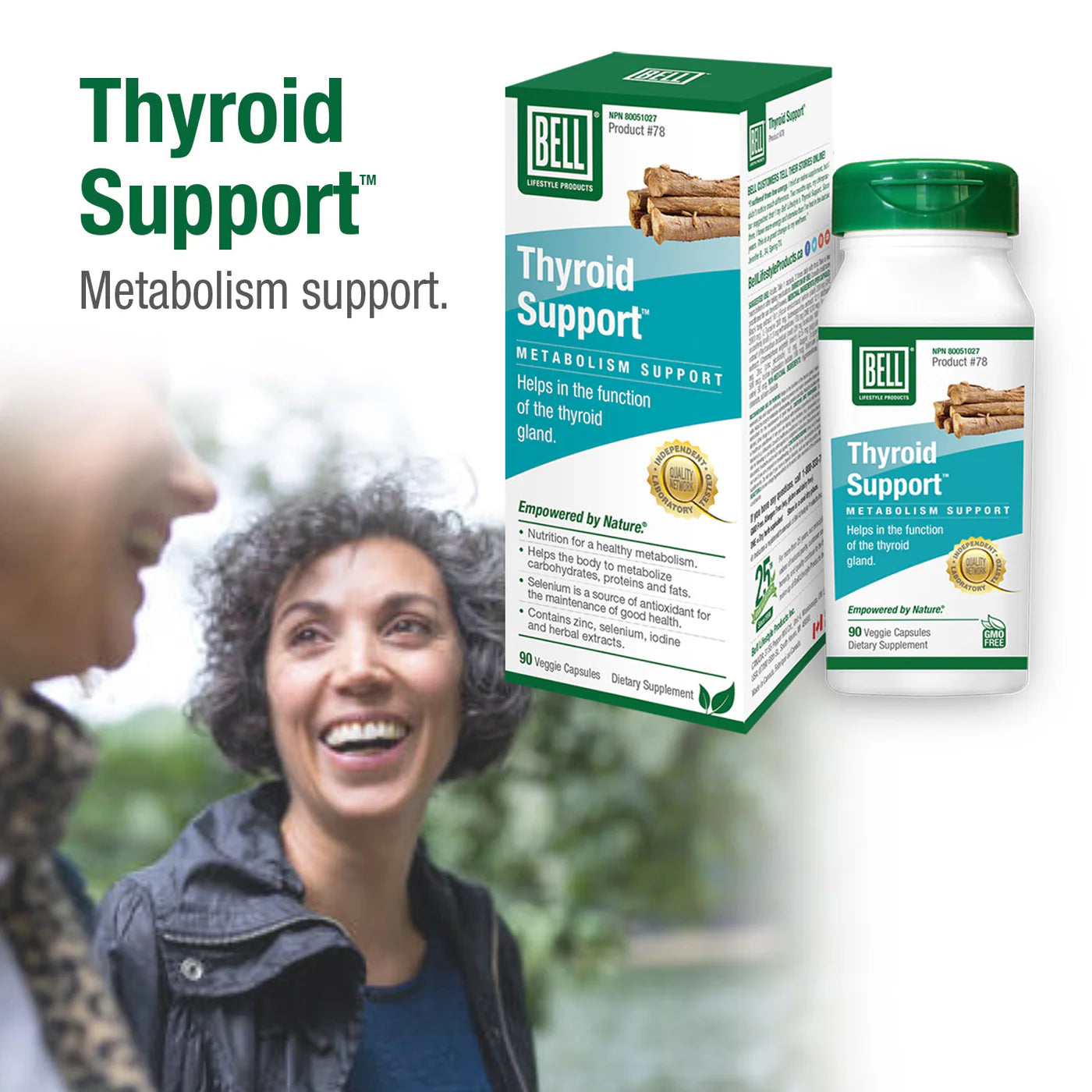 Bell Lifestyle Products #78 Thyroid Support 90 Capsules
