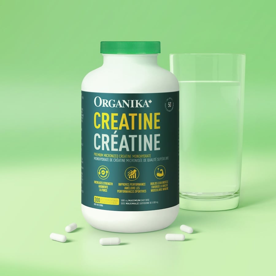 Organika Creatine 300 Vegetarian Capsules