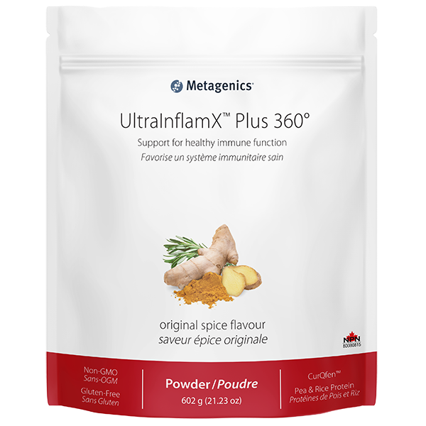 Metagenics UltraInflamX Plus 360 Original Spice 602g 14 Servings