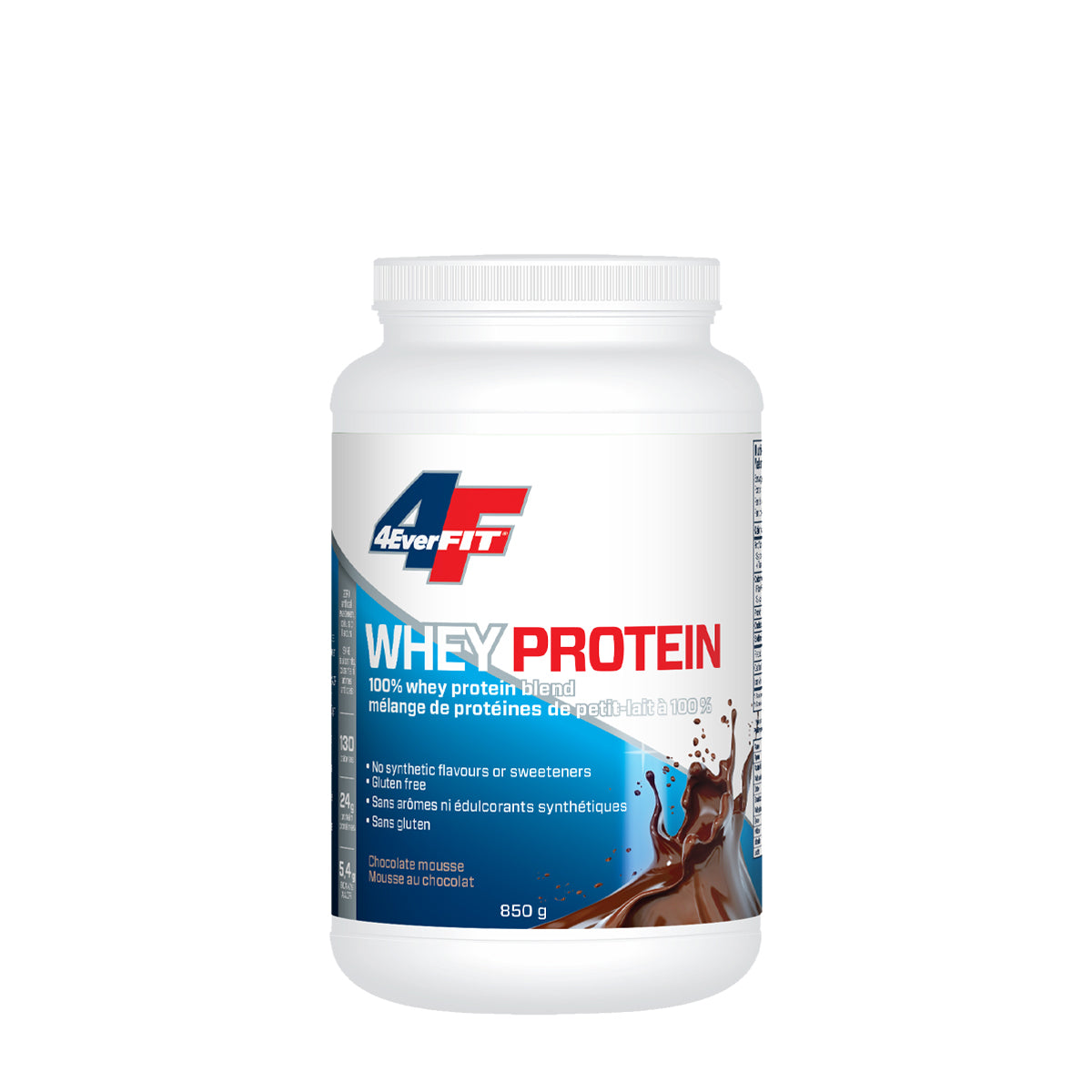 4 Ever Fit Grass-Fed Whey Protein Blend Chocolate Mousse 850g
