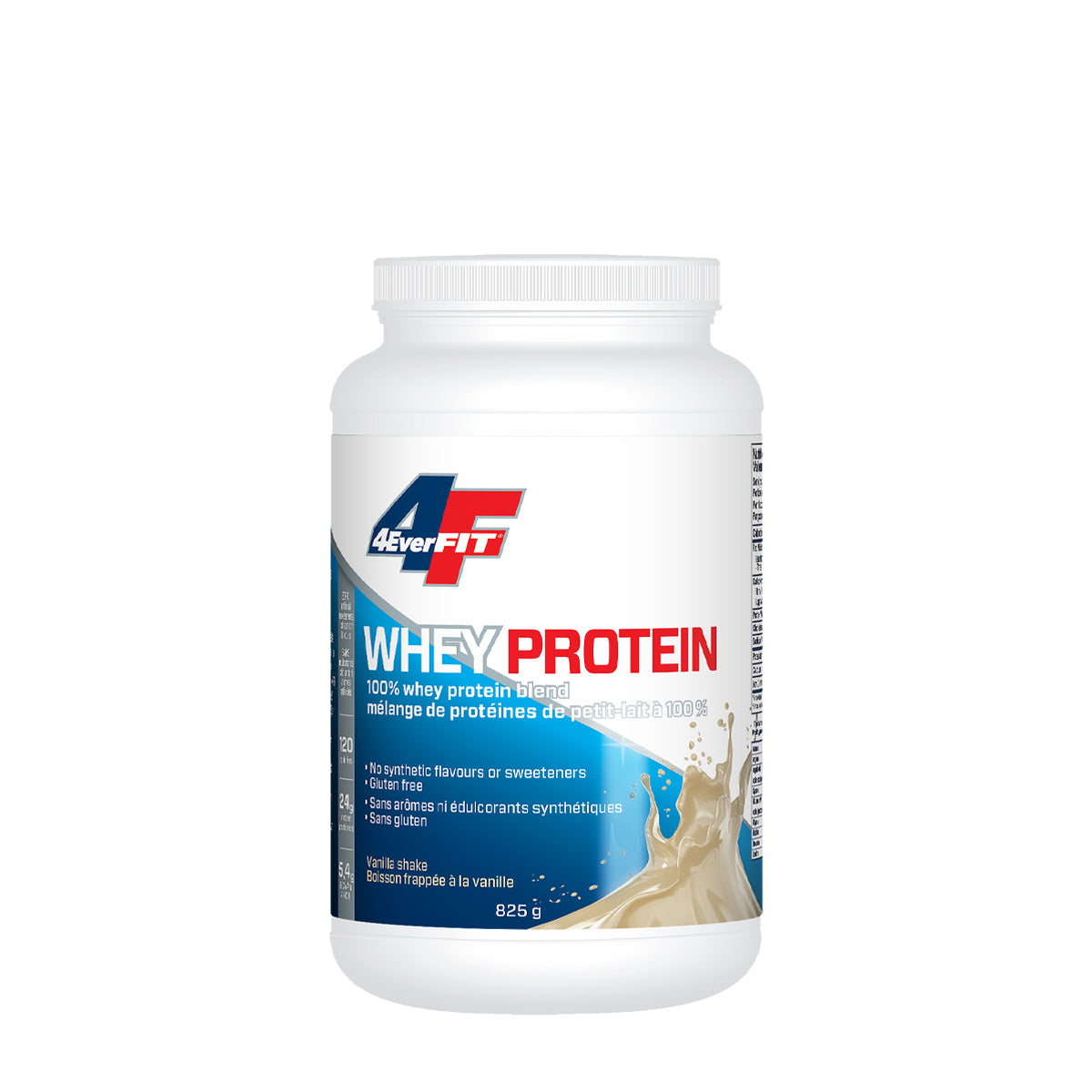 4 Ever Fit Grass-Fed Whey Protein Blend Vanilla Shake 825g