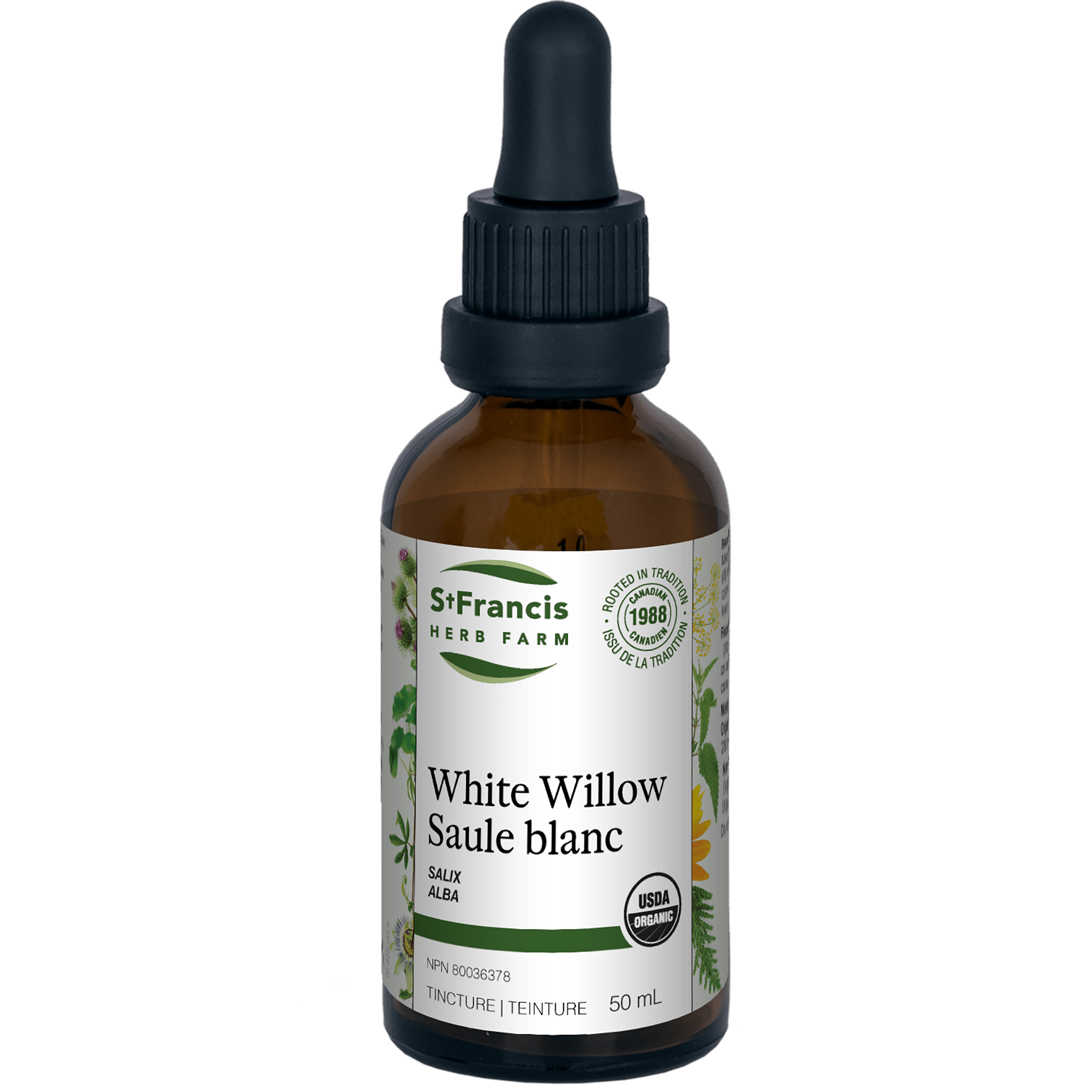 St. Francis White Willow Tincture 50ml