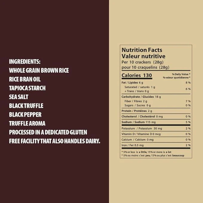 Laiki Truffles & Pepper Gluten-Free Crackers 113g