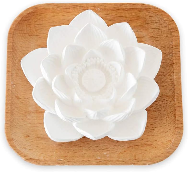 Lotus Flower Ceramic Passive Essential Oil Diffuser