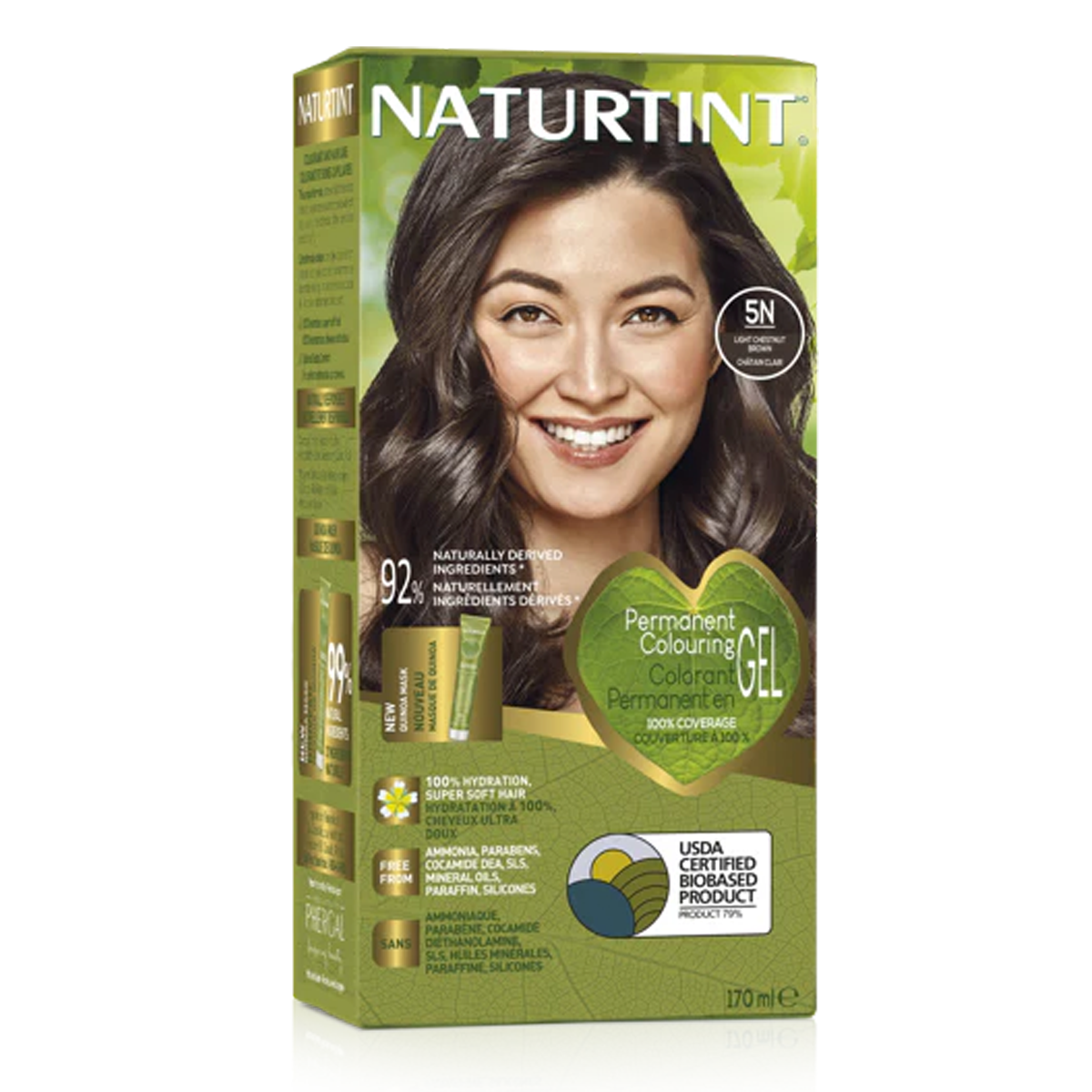 Naturtint Hair Colour 5N Light Chestnut Brown