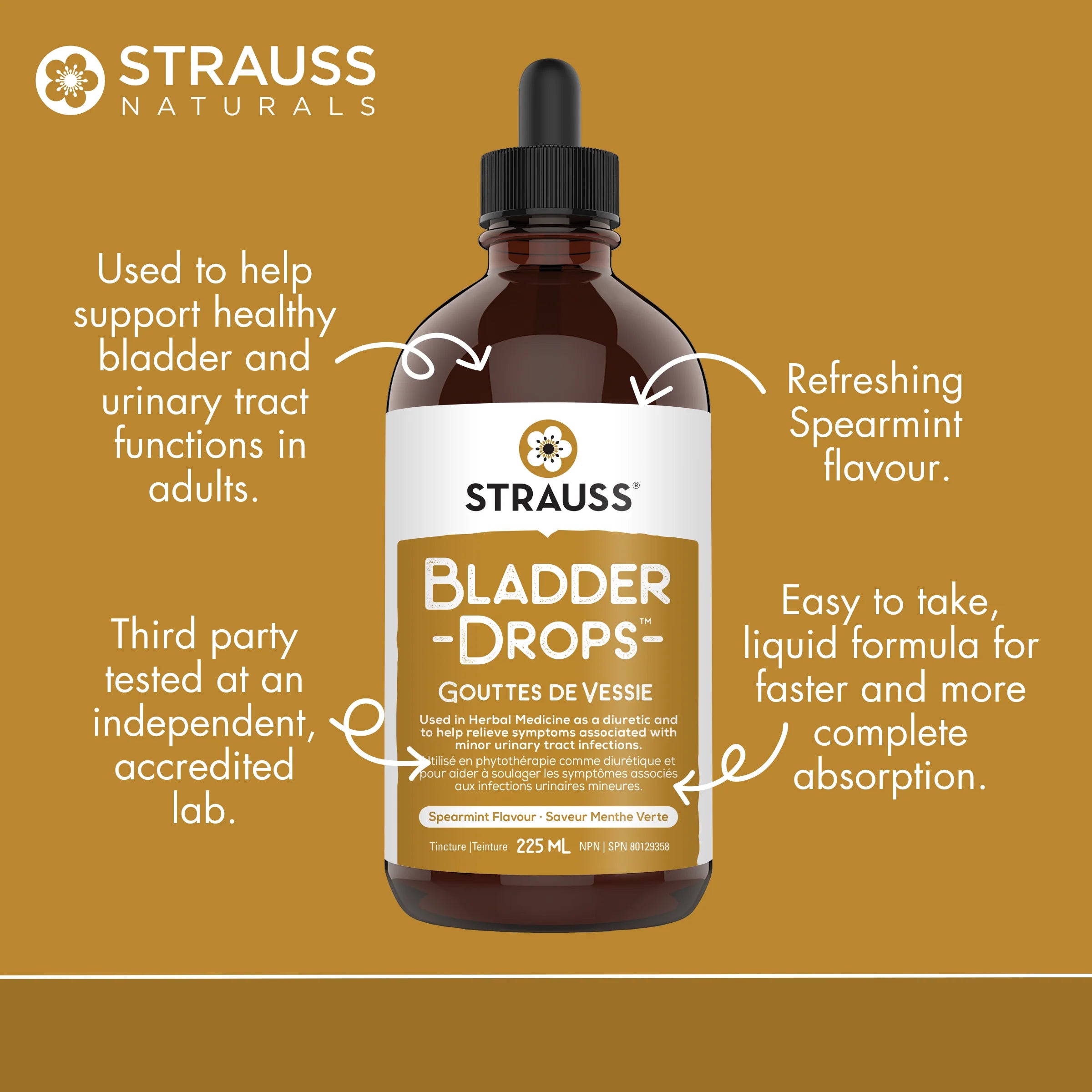 Strauss Bladder Drops 225ml